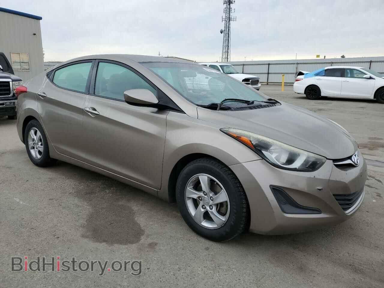 2014 HYUNDAI ELANTRA - VIN: 5NPDH4AE9EH497748 - Фото 4