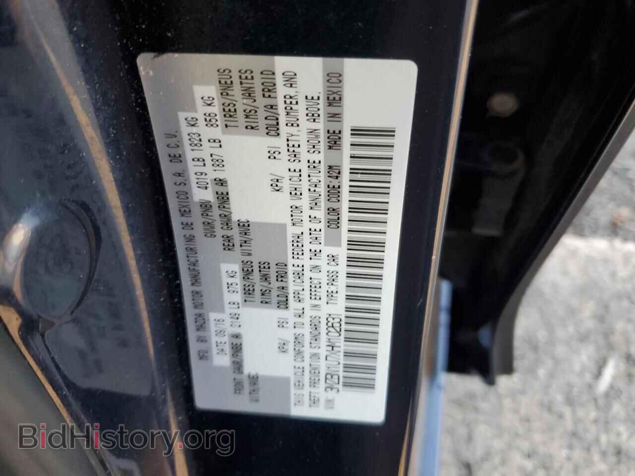 2017 MAZDA 3 - VIN: 3MZBN1U7XHM102631 - Фото 12