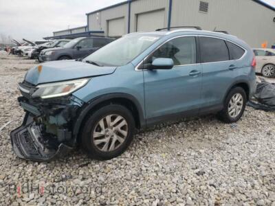 2015 Honda CRV EXL, сине-зеленый — VIN 2HKRM4H70FH646087, Copart