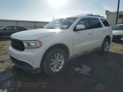 2015 Dodge DURANGO SXT, white — VIN 1C4RDJAG9FC874187, Copart