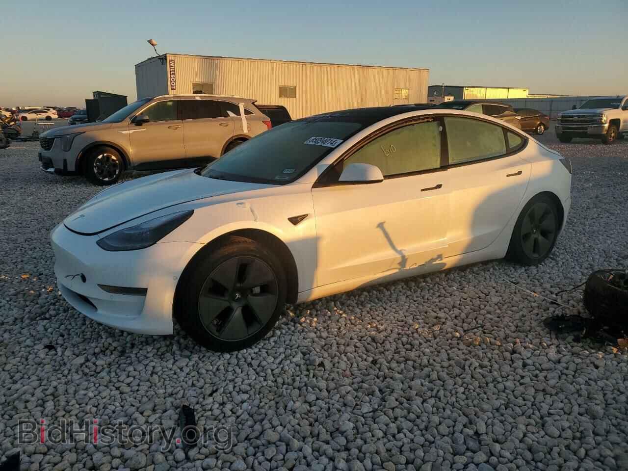Photo 5YJ3E1EA0MF013697 - TESLA MODEL 3 2021
