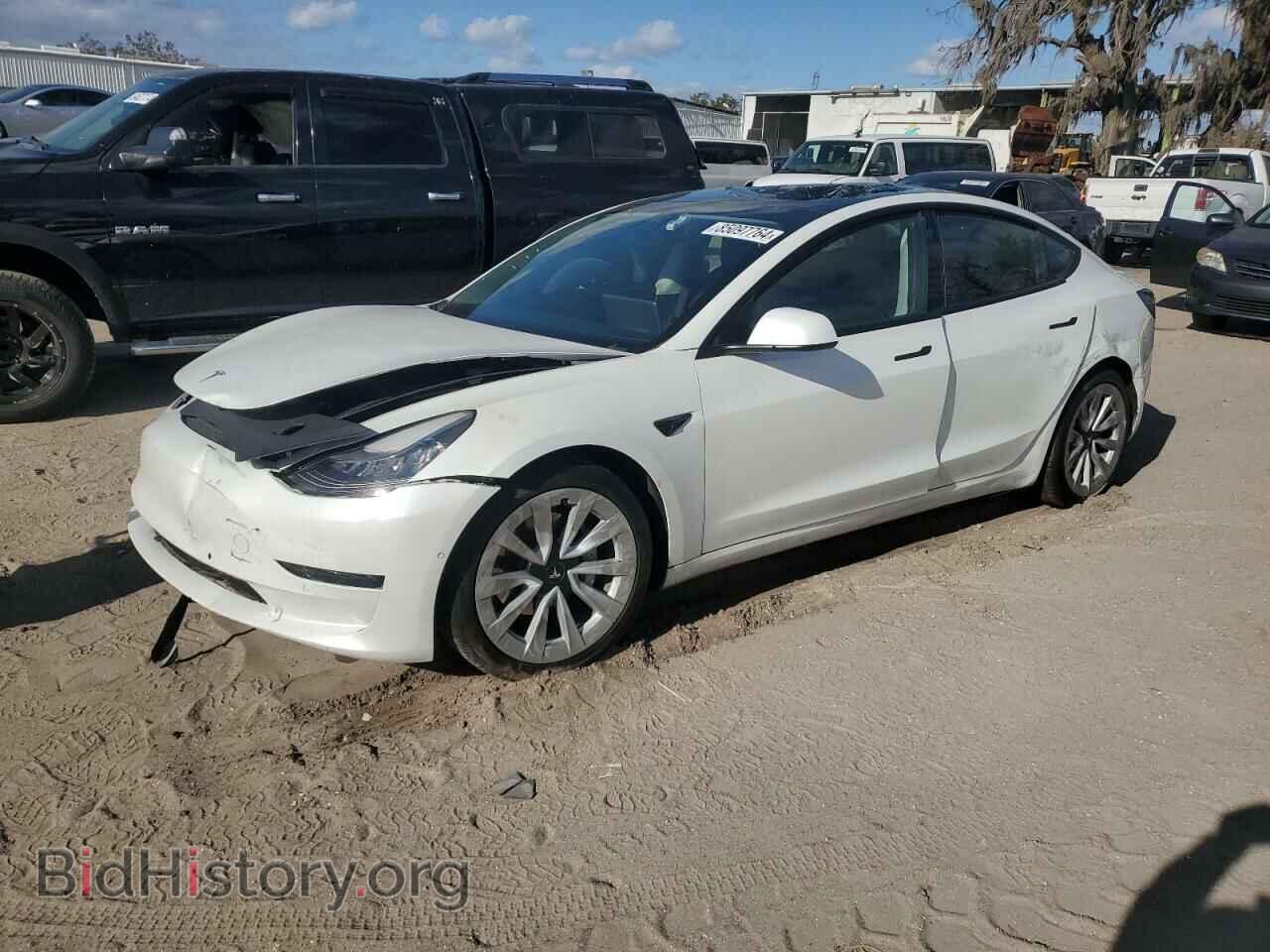 Photo 5YJ3E1EA1MF856758 - TESLA MODEL 3 2021