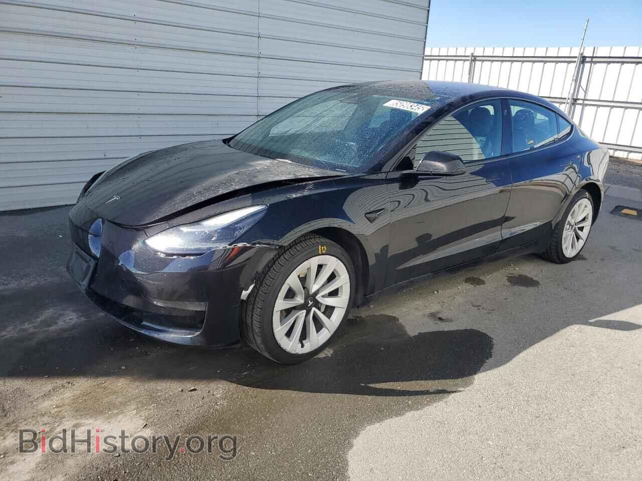 Photo 5YJ3E1EA8NF185803 - TESLA MODEL 3 2022