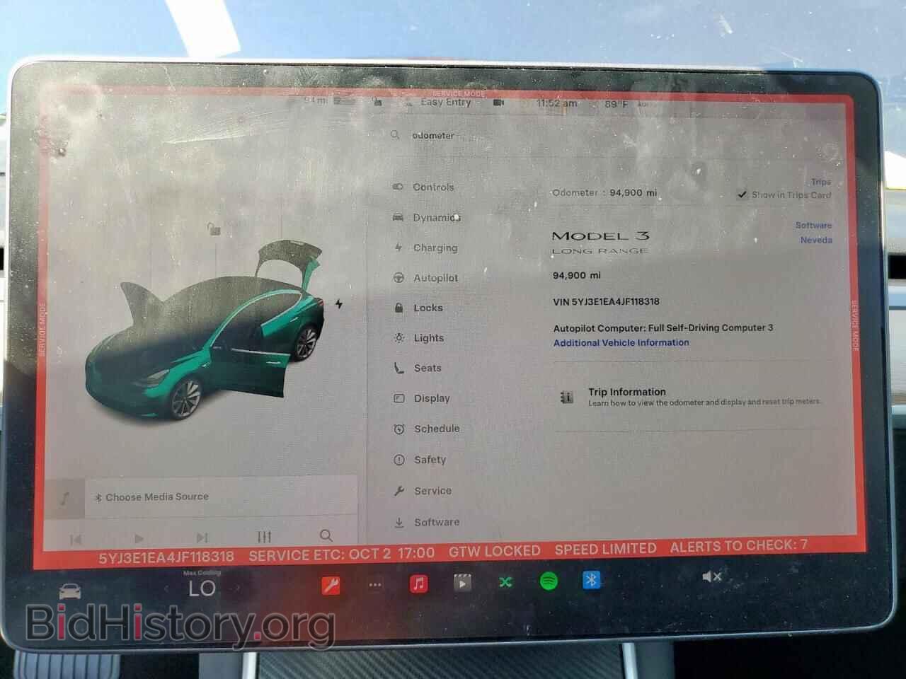 2018 TESLA MODEL 3 - VIN: 5YJ3E1EA4JF118318 - Фото 9