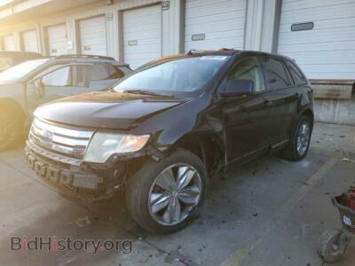 2007 Ford EDGE SEL Plus, черный — VIN 2FMDK49C17BA91297, Copart