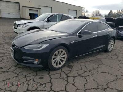 2016 Tesla MODEL S, черный — VIN 5YJSA1E28GF155980, Copart