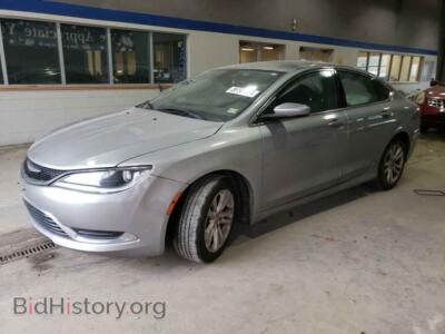 2015 Chrysler 200 Limited, серебристый — VIN 1C3CCCAB6FN713832, Copart