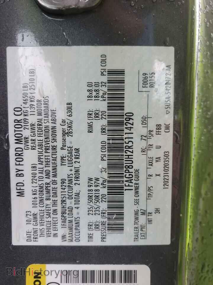 2024 FORD ALL Models - VIN: 1FAGP8UH2R5114290 - Photo 12