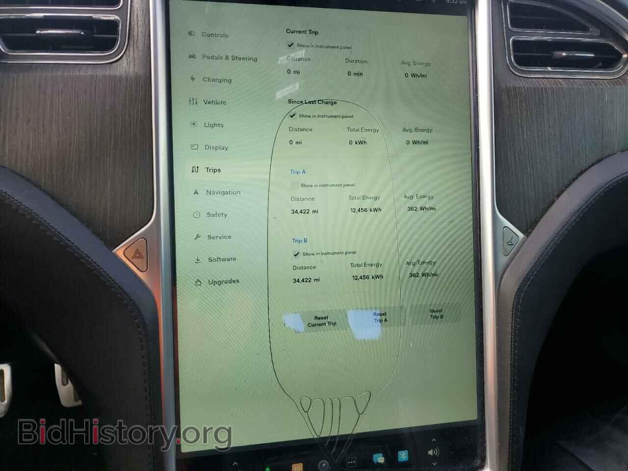 2013 TESLA MODEL S - VIN: 5YJSA1CNXDFP07732 - Фото 9