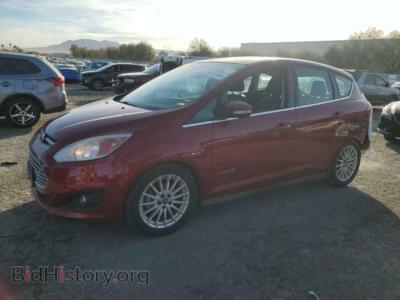 2013 Ford CMAX SEL, red — VIN 1FADP5BUXDL528309, Copart