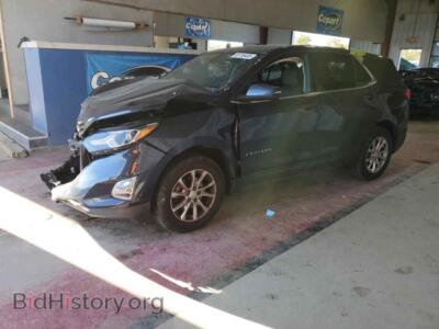 2018 Chevrolet EQUINOX LT, синий — VIN 3GNAXSEVXJS528033, Copart