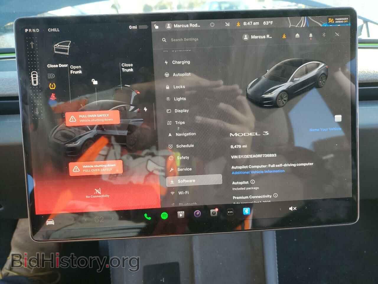 2024 TESLA MODEL 3 - VIN: 5YJ3E1EA0RF736893 - Фото 9