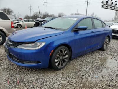 2015 Chrysler 200 S, синий — VIN 1C3CCCBB1FN585319, Copart