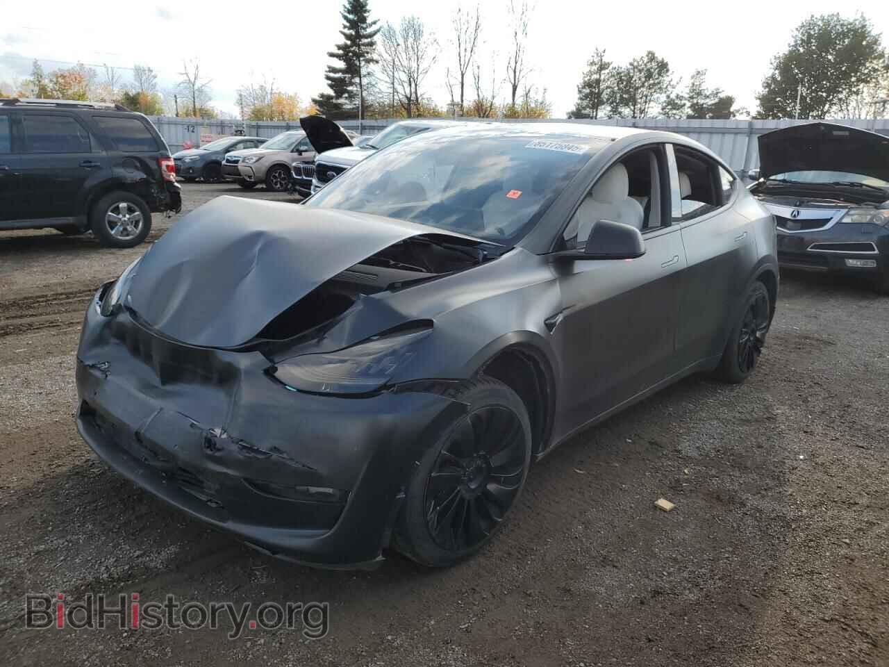 Photo 5YJYGDED8MF124655 - TESLA MODEL Y 2021
