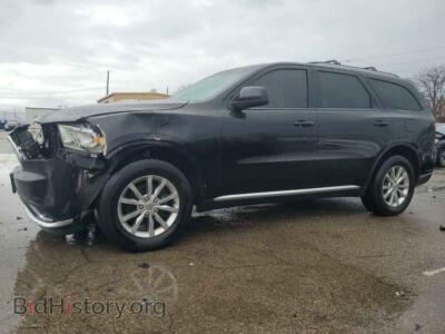 2017 Dodge DURANGO SXT, черный — VIN 1C4RDJAGXHC651143, Copart