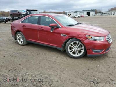 2013 Ford TAURUS SEL, red — VIN 1FAHP2E80DG211582, Copart
