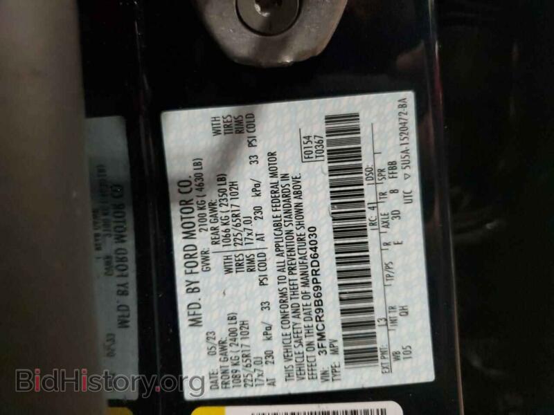 2023 Ford BRONCO (VIN 3FMCR9B69PRD64030) — photo 13 of 13