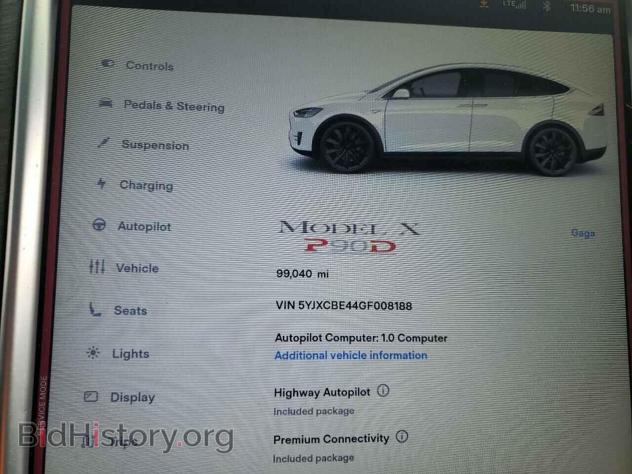 2016 TESLA MODEL X - VIN: 5YJXCBE44GF008188 - Фото 9