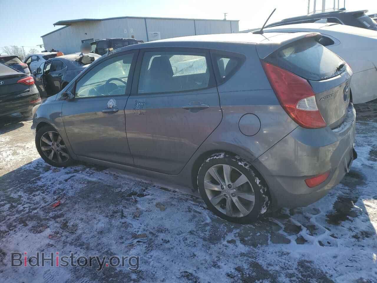 2014 HYUNDAI ACCENT - VIN: KMHCU5AE1EU189584 - Фото 2