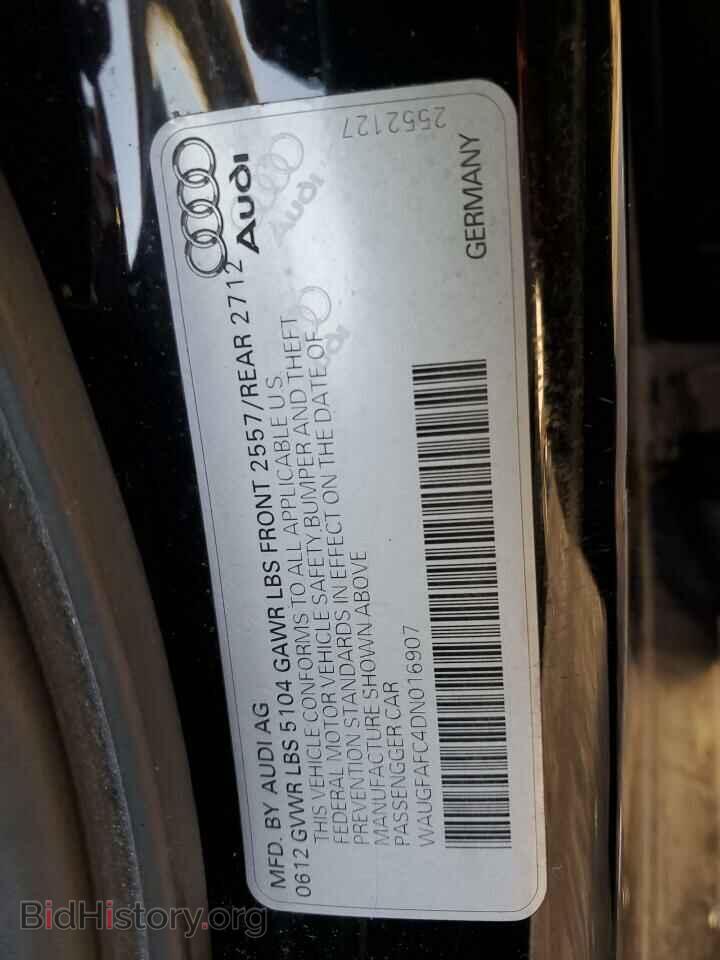 2013 AUDI A6 - VIN: WAUGFAFC4DN016907 - Фото 12