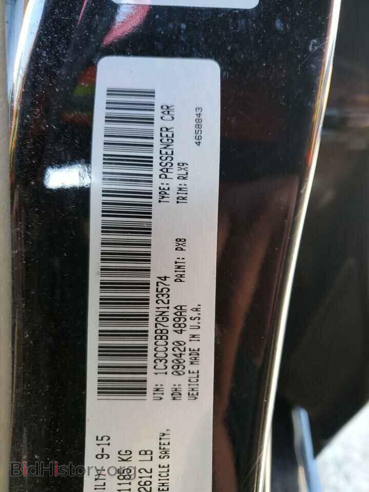 2016 CHRYSLER 200 - VIN: 1C3CCCBB7GN123574 - Фото 12