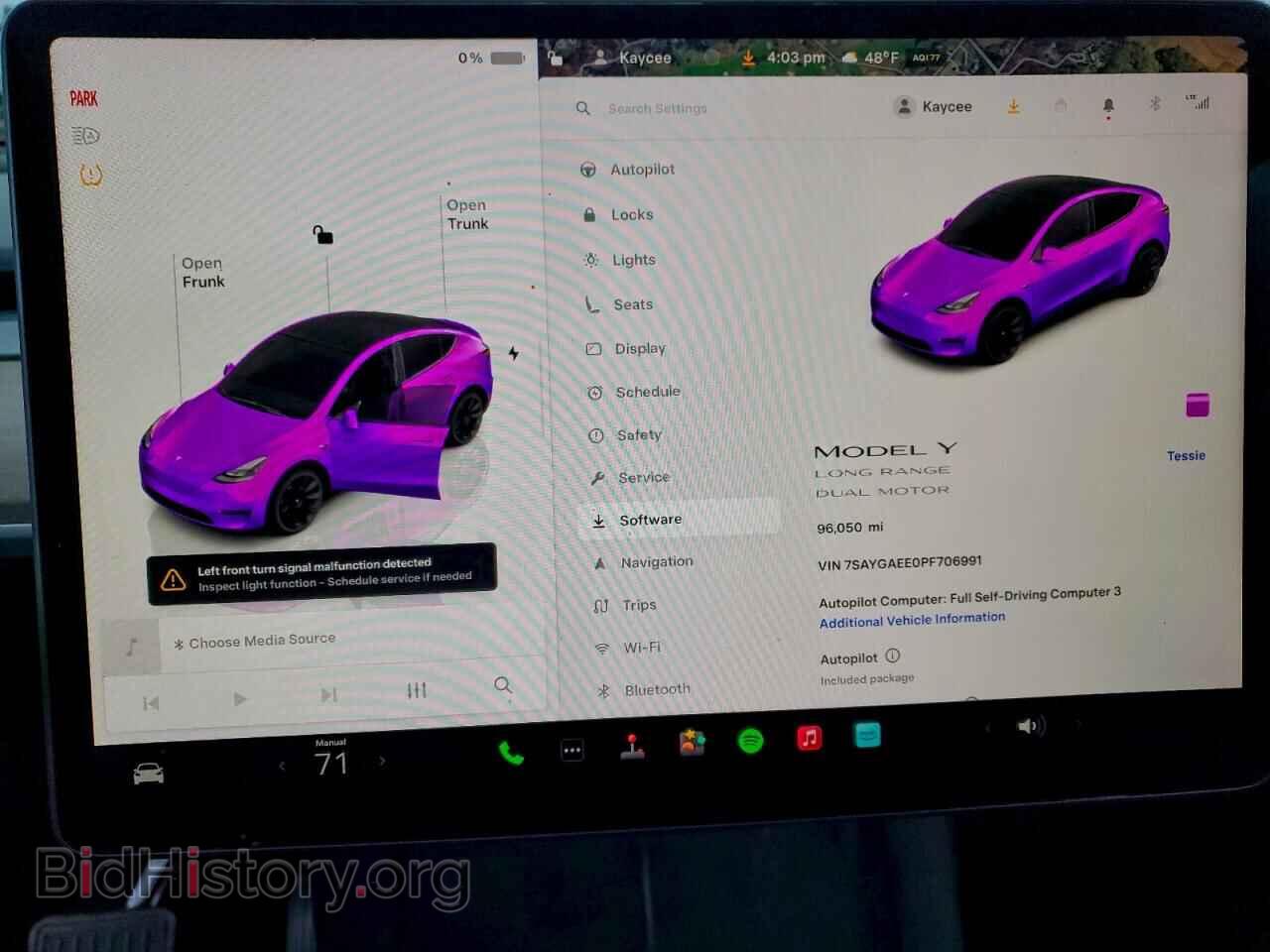 2023 TESLA MODEL Y - VIN: 7SAYGAEE0PF706991 - Фото 9