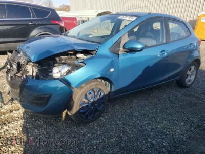 2011 Mazda 2, синий — VIN JM1DE1HY7B0124093, Copart