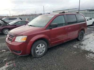 2010 Dodge CARAVAN SE, red — VIN 2D4RN4DE3AR402076, Copart