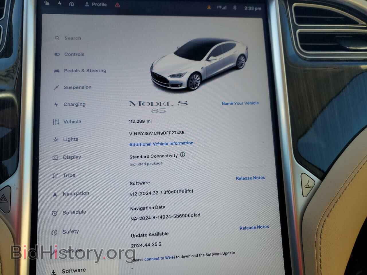 2013 TESLA MODEL S - VIN: 5YJSA1CN9DFP27485 - Фото 9