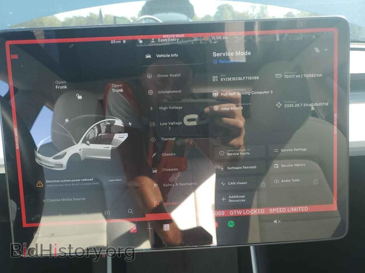 2020 TESLA MODEL 3 - VIN: 5YJ3E1EC8LF715069 - Фото 9
