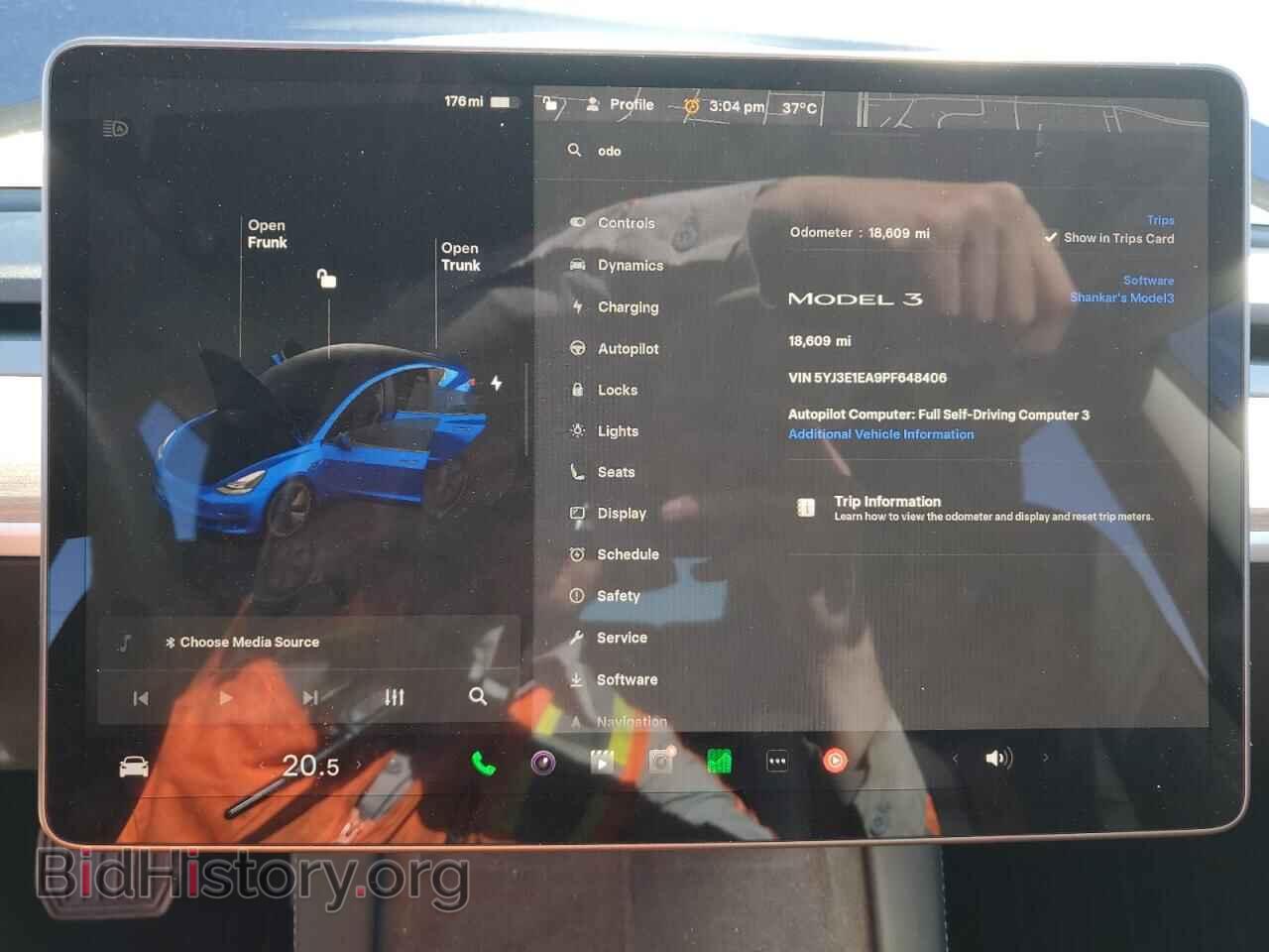 2023 TESLA MODEL 3 - VIN: 5YJ3E1EA9PF648406 - Фото 9