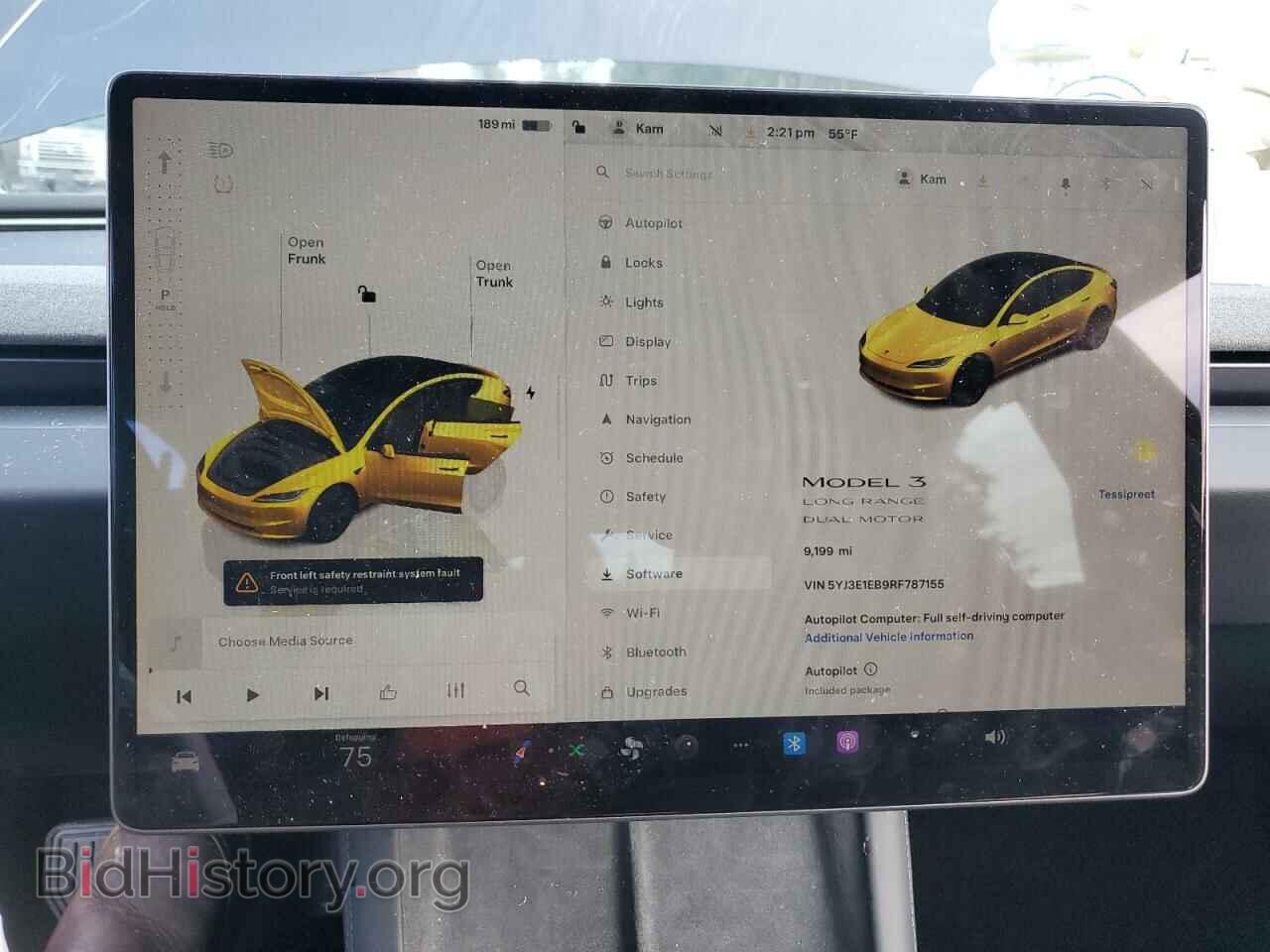 2024 TESLA MODEL 3 - VIN: 5YJ3E1EB9RF787155 - Photo 9