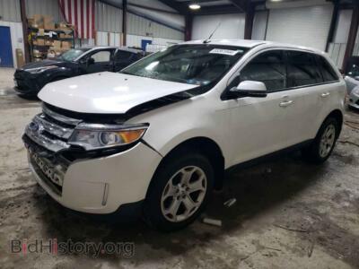 2014 Ford EDGE SEL, белый — VIN 2FMDK4JCXEBB84621, Copart