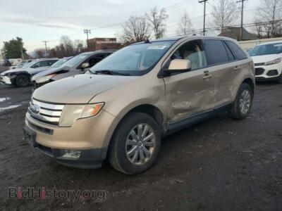 2007 Ford EDGE SEL Plus, gold — VIN 2FMDK49C77BA33842, Copart