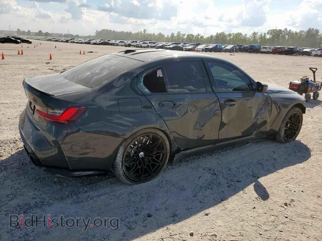 2024 BMW M3 - VIN: WBS43AY03RFR65599 - Фото 3