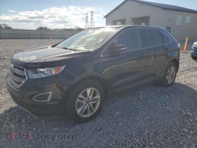 2015 Ford EDGE SEL, black — VIN 2FMTK4J82FBB47068, Copart