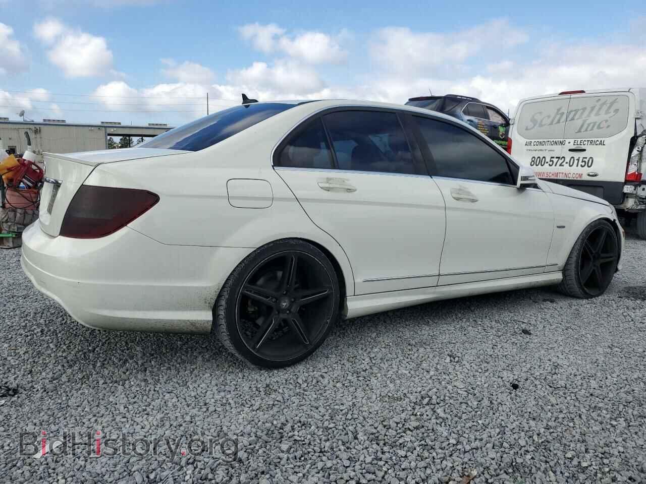 2012 MERCEDES-BENZ C-CLASS - VIN: WDDGF4HB1CA603327 - Фото 3