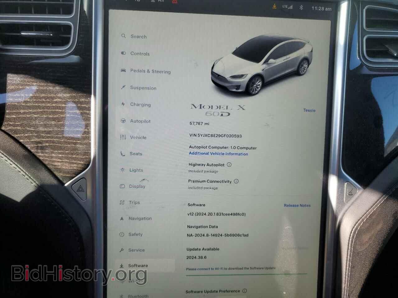 2016 TESLA MODEL X - VIN: 5YJXCBE29GF020593 - Фото 9
