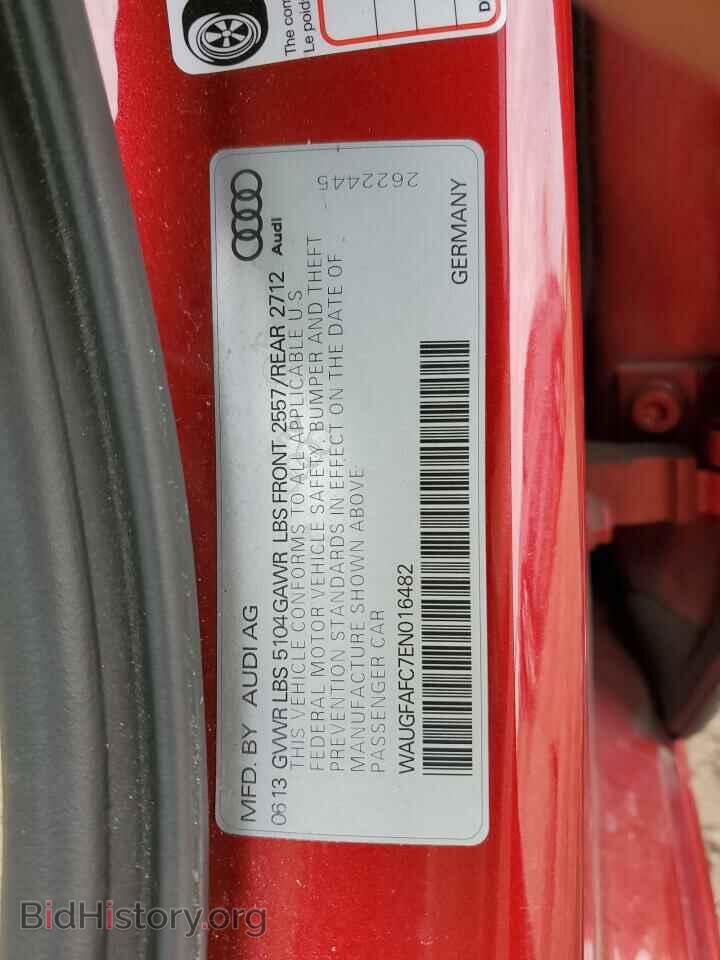 2014 AUDI A6 - VIN: WAUGFAFC7EN016482 - Фото 12