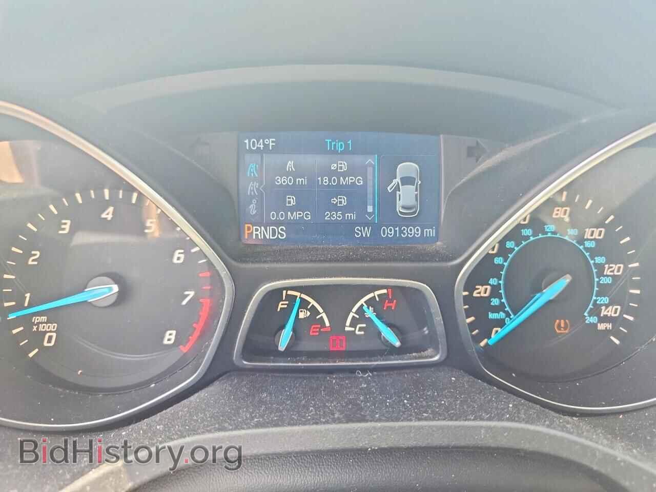 2015 FORD ESCAPE - VIN: 1FMCU0G79FUA56150 - Фото 9