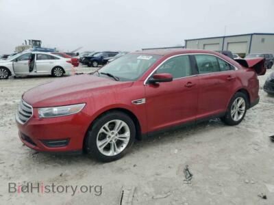 2013 Ford TAURUS SEL, red — VIN 1FAHP2E84DG224951, Copart