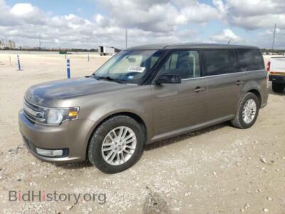 2014 Ford FLEX SEL, бежевый — VIN 2FMGK5C88EBD09823, Copart