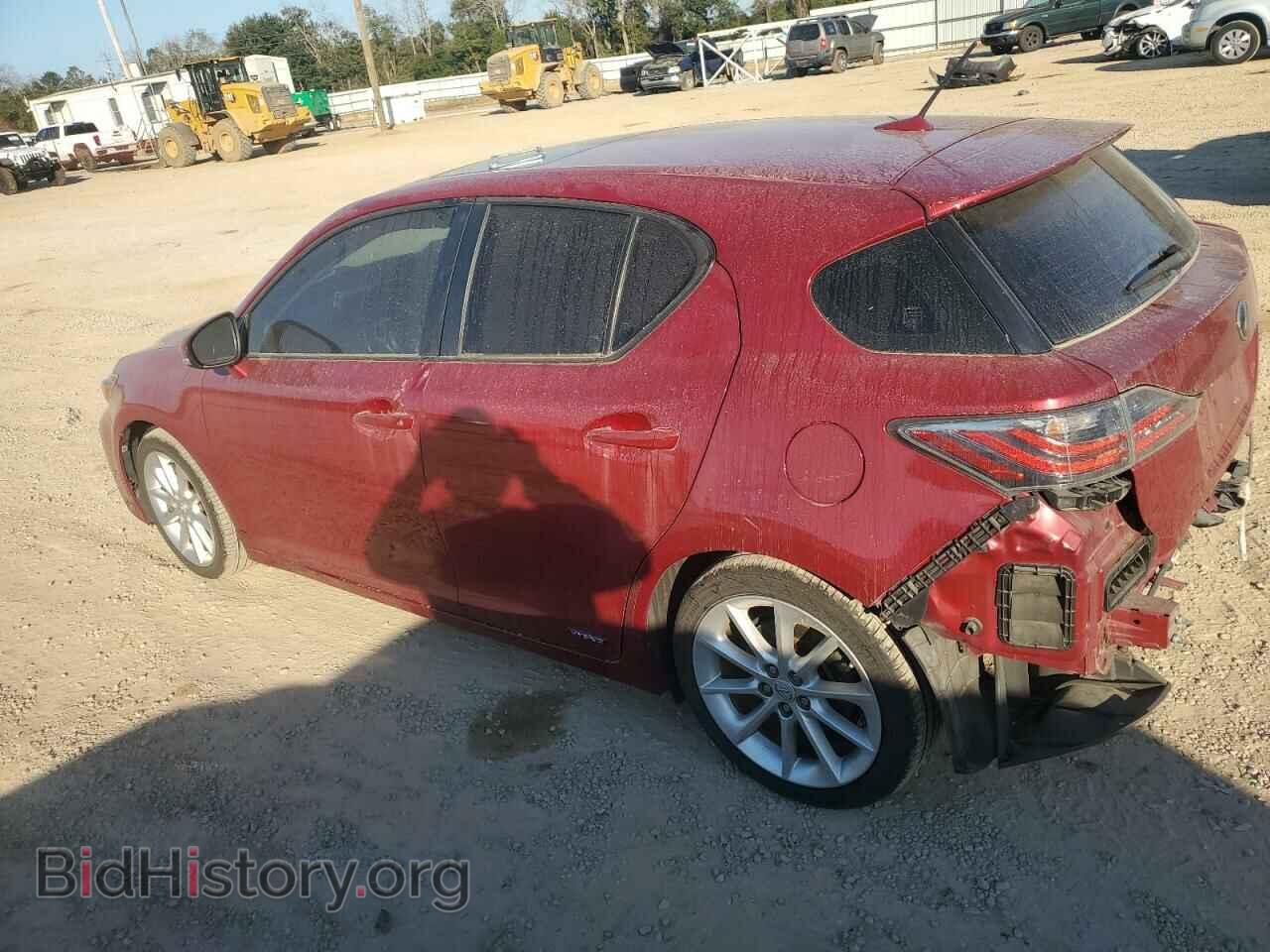 2011 LEXUS CT 200 - VIN: JTHKD5BH6B2008347 - Фото 2