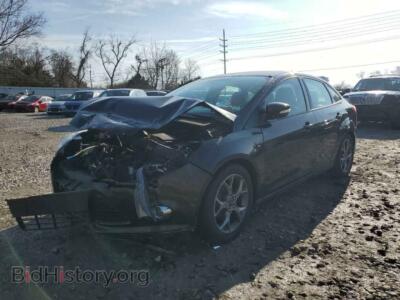 2014 Ford FOCUS SE, черный — VIN 1FADP3F2XEL137188, Copart