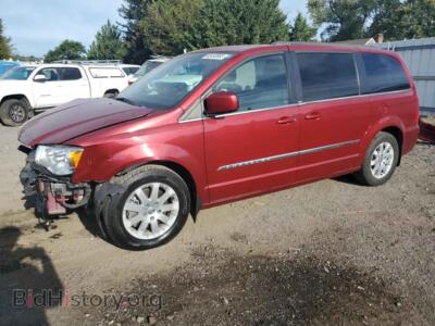 2014 Chrysler MINIVAN Touring, red — VIN 2C4RC1BG2ER300456, Copart