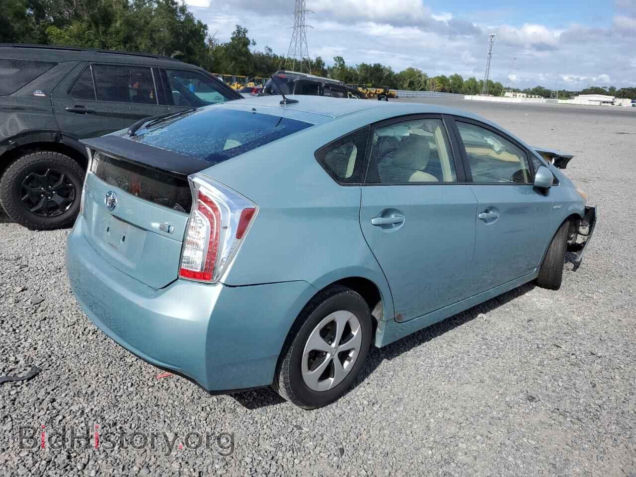 2013 TOYOTA PRIUS - VIN: JTDKN3DU7D1707444 - Фото 3