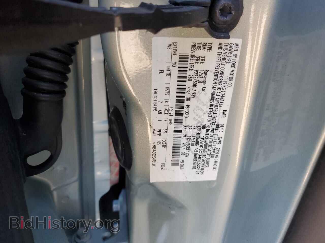 2013 FORD CMAX - VIN: 1FADP5CU4DL522181 - Фото 12