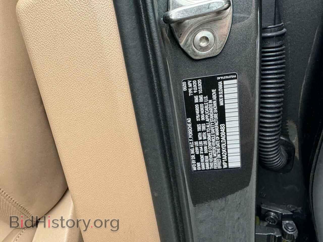 2020 PORSCHE CAYENNE - VIN: WP1AA2AY0LDA08483 - Photo 10