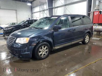 2008 Chrysler MINIVAN Touring, blue — VIN 2A8HR54P18R671474, Copart