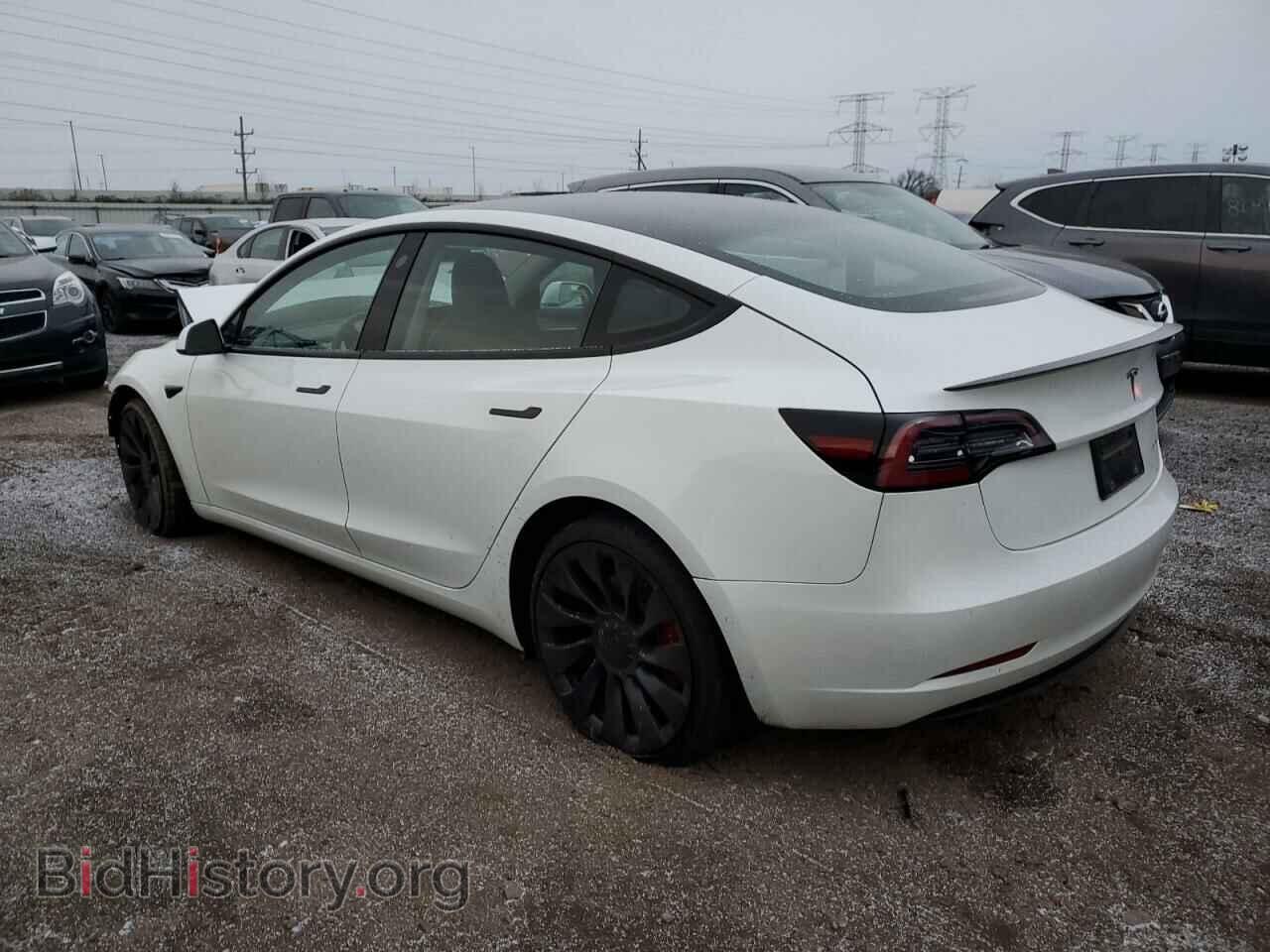 2022 TESLA MODEL 3 - VIN: 5YJ3E1EC2NF343103 - Фото 2